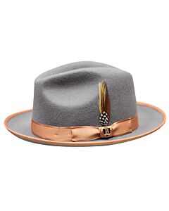 Bruno Capelo Hats HB Hi-Boi Australian Wool Fedora Graphite Grey
