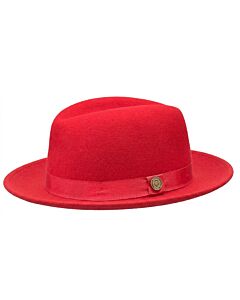 Bruno Capelo Hats PR Princeton Australian Wool Fedora Red/White