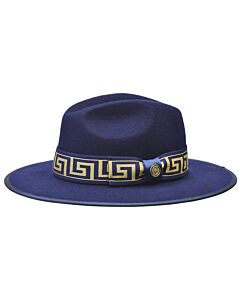 Bruno Capelo Hats We Wesley Australian Wool Fedora Navy/Gold