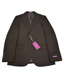 Canuti Men's Black Textured Weave Modern Fit Sport Coat C-521 Oliver