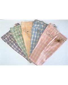 Cigar Couture Men's Plaid Pants SL-563 Pink