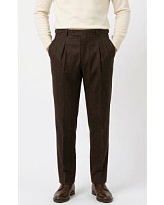 Cigar Couture Signature Men's Pleated Dress Pants PSL-960 Brown