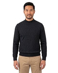 Cigar Couture Signature Metallic Lurex Mock Neck Sweater MLX-649 Black