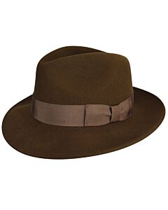Country Gentleman Hats CG182 Frederick Wool Fedora Chestnut