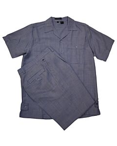Dreams Men's Walking Leisure Suit 2 Piece Set Fino 277 Blue Heather