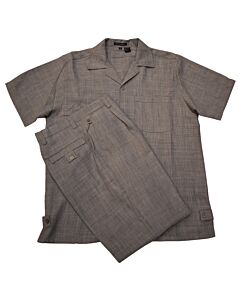Dreams Men's Walking Leisure Suit 2 Piece Set Fino 277 Steel Heather
