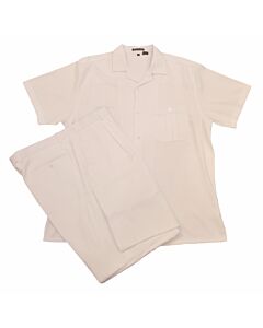 Dreams Men's Walking Leisure Suit 2 Piece Set Daytona 256 White