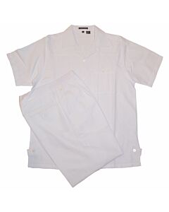 Dreams Men's Walking Leisure Suit 2 Piece Set Fino 277 White