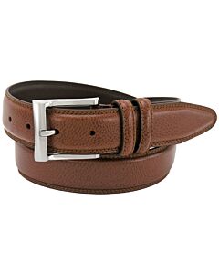 Florsheim Martin 1136 Men's Pebble Grain Leather Dress Belt  Cognac