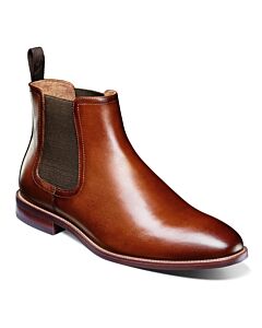 Florsheim Rucci 13403 Plain Toe Gore Boot Men's Dress Boot  Cognac