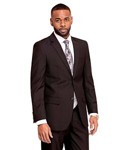Vitali Black Solid Slim Fit Suit G1235