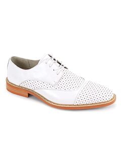 Giovanni Alford Cap Toe Oxford Men's Dress Shoe  White