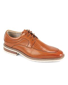 Giovanni Lenny Moc Toe Oxford Lace Up Men's Dress Shoe  Tan