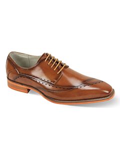 Giovanni Triston Modified Cap Toe Oxford Men's Dress Shoe  Tan