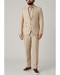 Inserch Men's Linen Slim Fit Sport Coat SU880 Natural