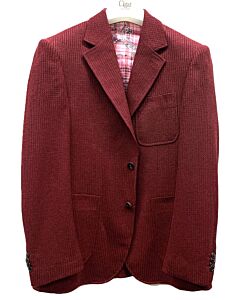 Cigar Couture Signature Men's Waffle Sport Coat J-7010 Wine