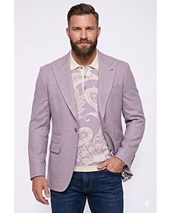 Cigar Couture Signature Men's Tonal Diamond Sport Coat J-7031 Lavender