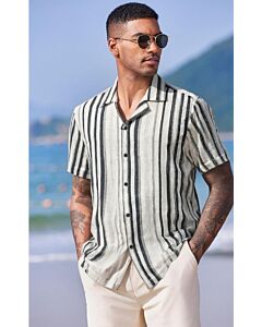 U.S. Icon Men's Short Sleeve Sport Shirt JK18 Black