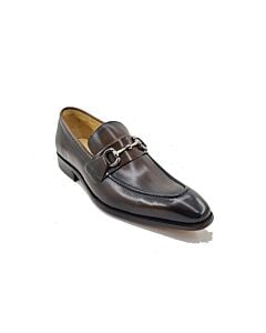 Carrucci Men's Dress Shoe Slip-On Buckle Loafer KS503-02 Chestnut