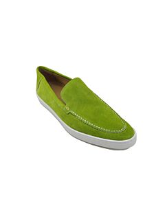 Carrucci Men's Casual Shoe Moc Toe Slip-On Loafer KS529-12S Lime
