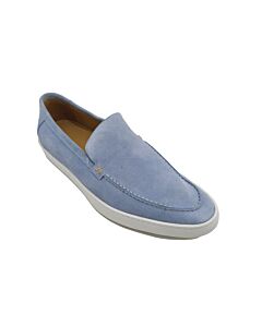 Carrucci Men's Casual Shoe Moc Toe Slip-On Loafer KS529-12S Ocean Blue