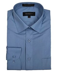Marquis Blue Steel Classic Fit Men's Dress Shirt 009