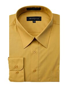 Marquis Mustard Classic Fit Men's Dress Shirt 009