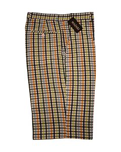 Mazari Men's Seersucker Plaid Shorts LU 2006 Multi