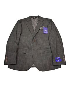 Michael Adam Men's Birdseye Modern Fit Sport Coat 3902 Paris 29 Charcoal