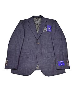 Michael Adam Men's Birdseye Modern Fit Sport Coat 3902 Paris 29 Denim