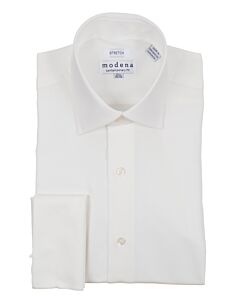Modena Egg Shell Contemporary Fit Men's French Cuff Dress Shirt M706ETFC
