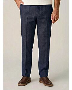 Inserch Men's Ink Linen Modern Fit Pants P3116
