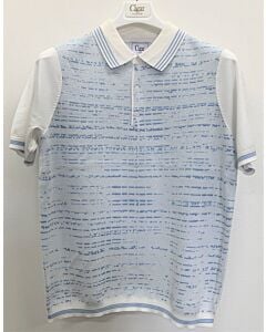  Cigar Couture Men's Polo Knit Short Sleeve Sport Shirt PJ-1276 Blue