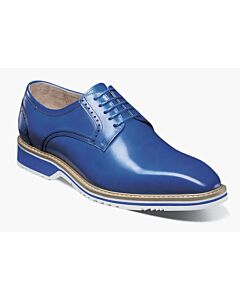 Stacy Adams Barringer 25722 Plain Toe Oxford Men's Dressl Shoe  Blue