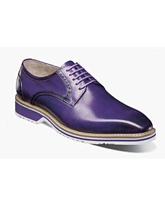 Stacy Adams Barringer 25722 Plain Toe Oxford Men's Dressl Shoe  Purple