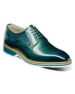 Stacy Adams Barringer 25722 Plain Toe Oxford Men's Dressl Shoe  Teal