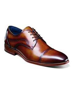 Stacy Adams Bryant 25634 Cap Toe Oxford Men's Dress Shoe  Tan