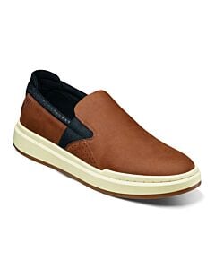 Stacy Adams Colson 25516 Plain Toe Slip-On Men's Casual Shoe  Cognac