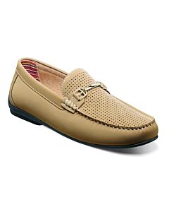 Stacy Adams Corley 25579  Moc Toe Bit Slip On Men's Casual Shoe  Taupe