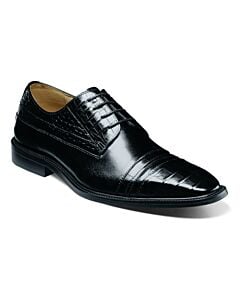 Stacy Adams Martino 25833 Cap Toe Oxford Men's Dress Shoe  Black
