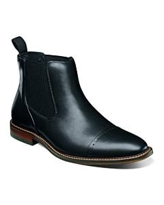 Stacy Adams Maury 25492  Cap Toe Men's Dress Chelsea Boot Black