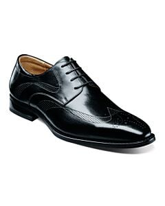 Stacy Adams Shelton 25392 MedallionToe Oxford Men's Dress Shoe  Black