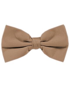 Stacy Adams Solid Poly-Satin Bow Tie SABOW Beige
