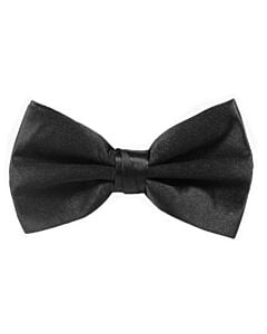 Stacy Adams Solid Poly-Satin Bow Tie SABOW Black