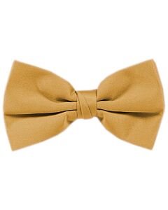 Stacy Adams Solid Poly-Satin Bow Tie SABOW Champagne