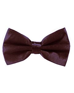 Stacy Adams Solid Poly-Satin Bow Tie SABOW Dark Plum