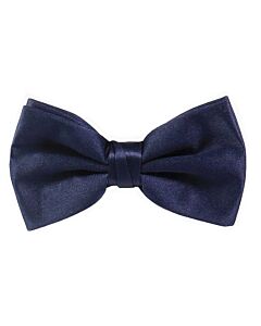 Stacy Adams Solid Poly-Satin Bow Tie SABOW Navy