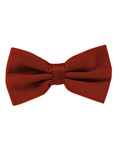 Stacy Adams Solid Poly-Satin Bow Tie SABOW Rust