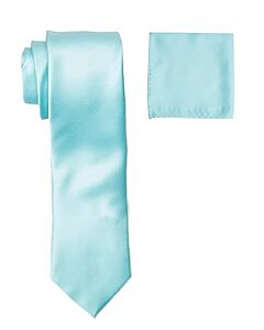Stacy Adams Solid Poly-Satin Tie Set SA400S Mint