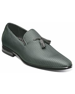 Stacy Adams Tazewell 25343 Plain Toe Tassel Slip On Men's Dress Shoe  Gray